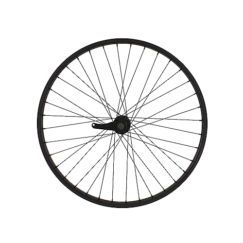 ENIX Coaster Brake Rear Wheel 26 x 1.75/2.125, Black, 36 Spokes, 14g Black Spokes