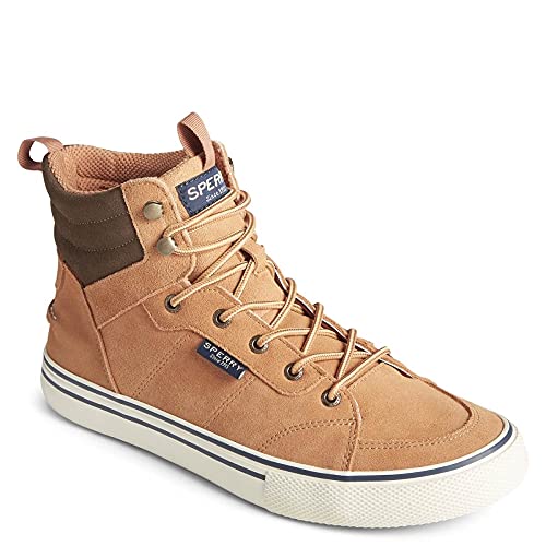 Sperry Men s Striper Storm Hiker Snow Boot, Tan Suede, 11