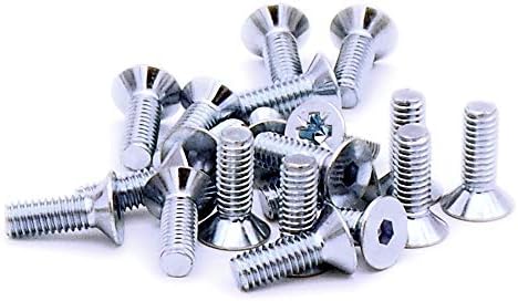 M4 (4mm x 60mm) Hex Socket Countersunk Machine Screw (Bolt) - Stainless Steel (A2) (Pack of 20)