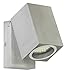Produktbild Ranex 5000.488 LED Wand Außenleuchte / Aluminium-Glas / GU10 4 Watt / grau und quadratisch