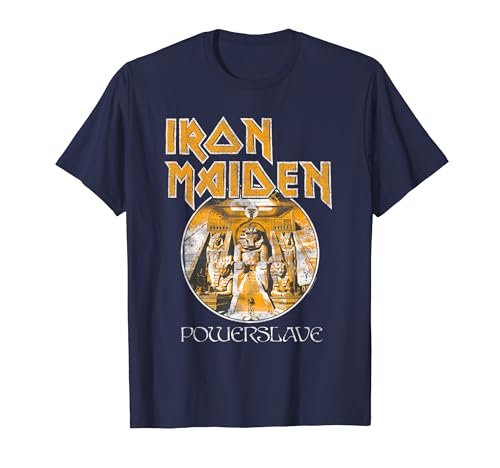 Iron Maiden Powerslave Circle Brown/Navy T�V���c