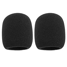 Material: The SM58 foam cover is made of high density foam, has good elasticity and shrinkage, convenient to set on the microphone. Compatibility: The pop filter foam windscreen cover is compatible with Shure SM58,PGA48-XLR PGA48 SM58, Beta58A, SM48,...