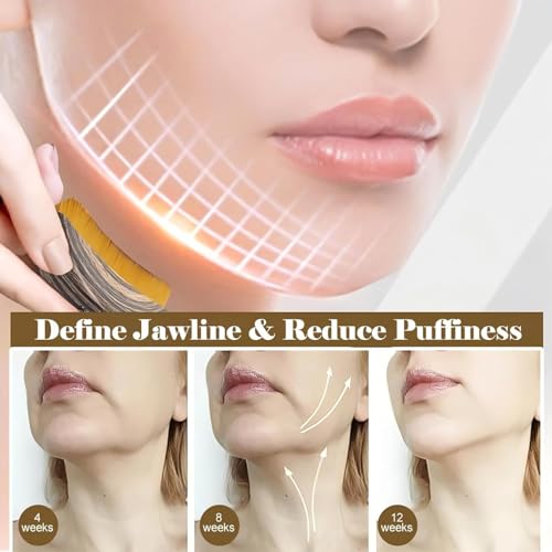 Image of Vn care Lymphatic Contour Face Brush for Sculpting & Drainage - Facial Massager for Jawline, Chin & Neck - Reduces Puffiness, Promotes Detox & Lift - Soft Bristles, Improves Skin Glow, Includes Travel Case