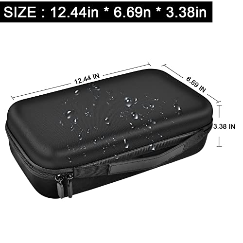 Ankhoh Walkie Talkie Case Holder For 50 Channel Gmrs Two-Way Radio, Long Range Handheld Mobile Radios Hard Storage Carrying Box For Rechargeable Batteries, Charger And Headset, Black(Bag Only) #TOP4
