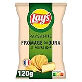 Lay's CHIPS LAYS PAYSANNE SAVEUR FROMAGE DU JURA 120g (Lot de 1)...