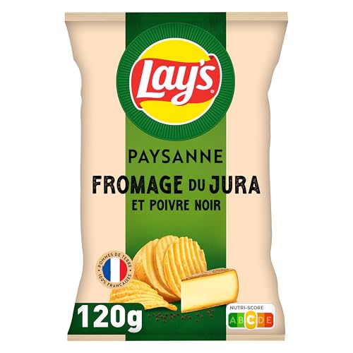 Chips Recette Paysanne Saveur Fromage Du Jura Et Poivre Lay' Le Sachet De - vue 2