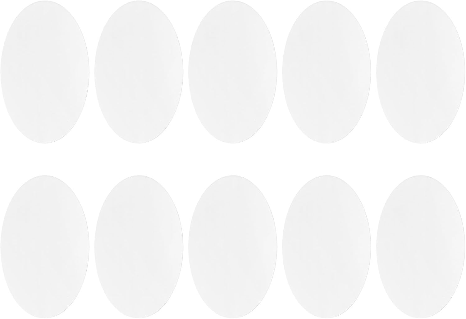 Zerodeko 10pcs Wall Mirror Acrylic Oval 4x6 Inch Self Adhesive for Nursery