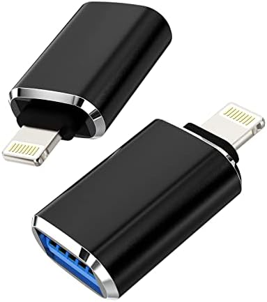 アップル Lightning usb 変換 ケーブル アダプタ（2パック）ライトニング USB3.0 OTG アダプター Apple MFI認証 あだぷたー あいふぉん USB-A カメラ データ移行 バックアップ コンバーター 携帯 繋ぐ つなぐ 接続 ハブ 対応アイフォン iPhone 14 14Plus 14Pro 14ProMax 13 13Pro 13ProMax 13Mini 2p