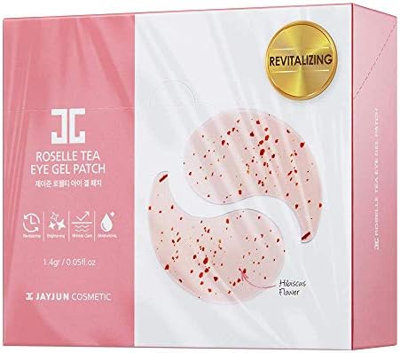 JAYJUN Roselle Tea Eye Gel Patch, Dark Circle, Under Eye, 4 Sheets, 2 Piece