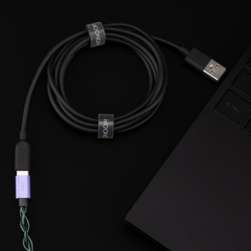 Moondrop Rays - Auriculares para juegos USB-C DSP Tarjeta de sonido LEMs sintonizados con muchos jugadores profesionales