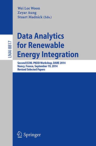Data Analytics for Renewable Energy Integration: Second ECML PKDD Workshop, DARE 2014, Nancy, France, September 19, 2014, Revised Selected Papers: 8817 (Lecture Notes in Artificial Intelligence) view 2