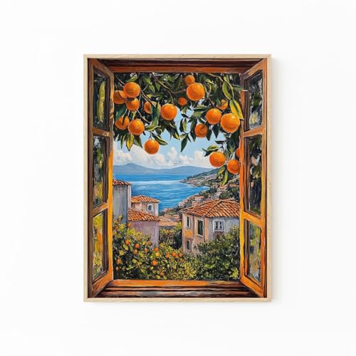 Vue côtière toile imprimée grand format pour illuminer un mur sombre