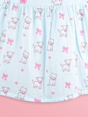 Image of Kidbea Bamboo Cotton Baby Girl Dress, Sleeveless Casual Wear Girls Frock