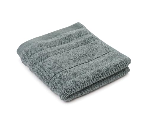 Gözze 2er Set Frottier Mailand, CO/CV (Bamboo),70%/30%, Seiftuch, 30x30cm, grün