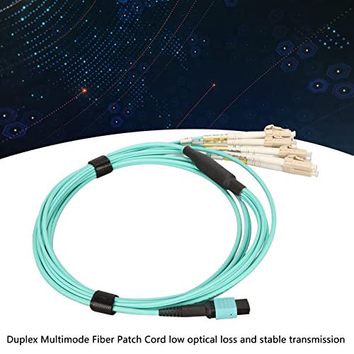 Cabo de remendo de fibra, cabo de fibra óptica Gigabit de 3m de espessura de PVC LSZH OM3 para switc