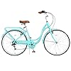 ZUKKA Beach Cruiser Bike for Women 24/26 Inch Ladies Bike 7 Speed Complete Cruiser Bikes with Dual V-Brake and Adjustable Seat, Adult City Bike for Women, Men, Multiple Colors #5
