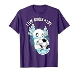 I like Soccer a lotl Axolotl Football Training Footballer T-Shirt