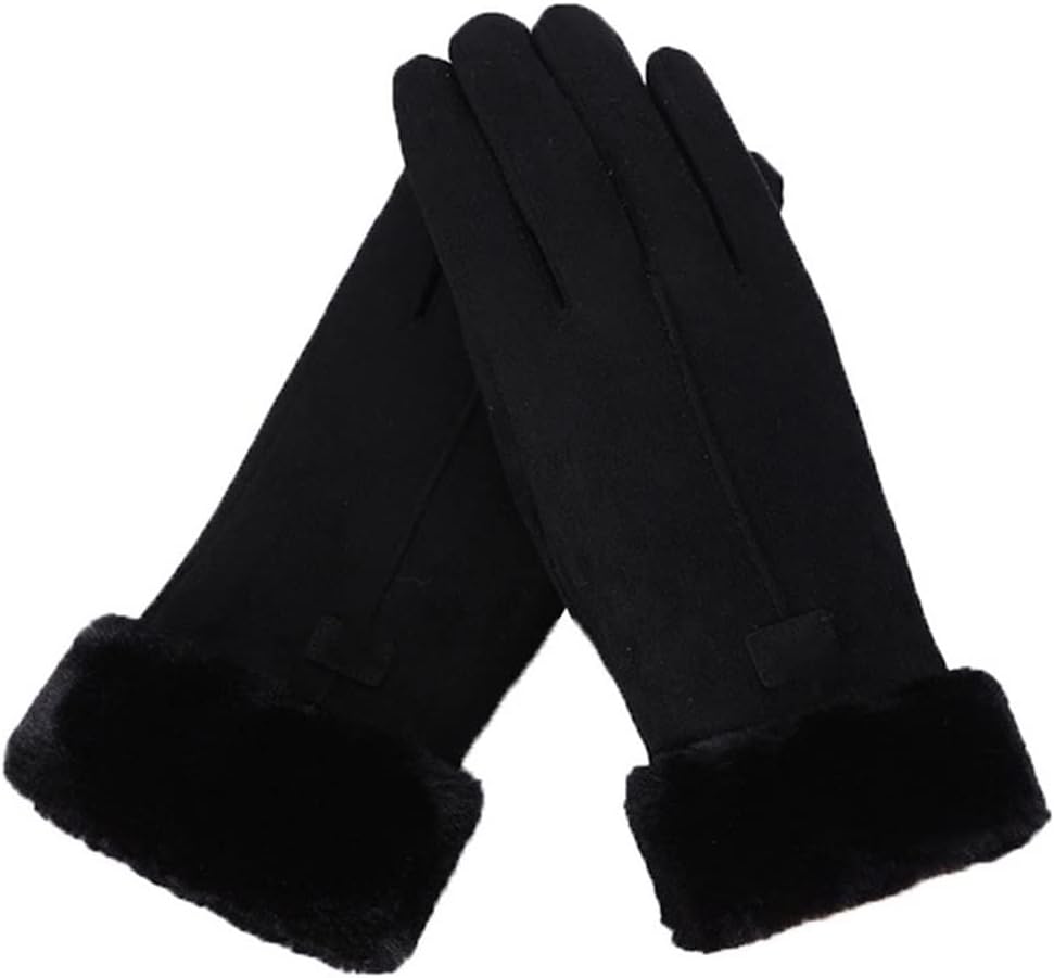 Women Autumn Winter Keep Warm Touch Screen Gloves Cycling Drive Windproof