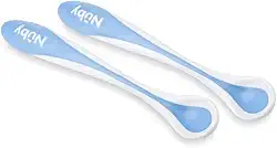 Nuby Kit Colheres Termossensiveis Azul
