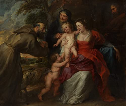 Affiches et gravures Rubens la sainte famille pour décoration salon chaleureux