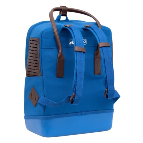 Kurgo Nomad Carrier Backpack - Airline Approved Dog Bag for Travel - Stylish Pet Backpack with Waterproof Bottom - Lightweight for Hiking - Small Breed Dog Carrier with Tablet Sleeve - Blue by Kurgo - Image 5