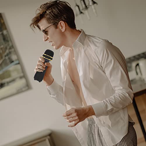 EXCEART Máquina de Karaokê Casa de Microfone Fio Portátil Fio Handheld Microfone para KTV Festa de A
