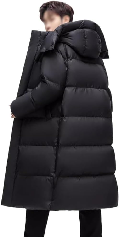 Removable Hooded Extremely Cold Coat Especially Thick Down Jacket Man Over The Knee Long In Winter