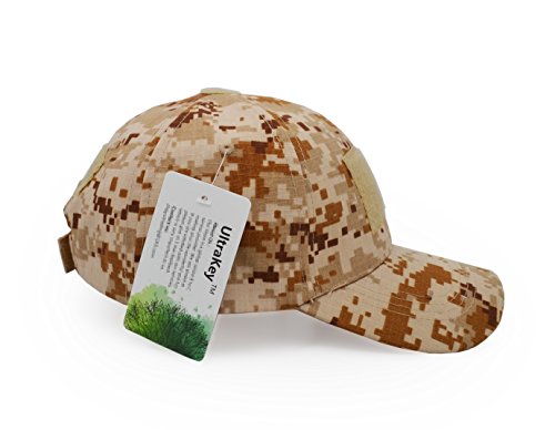 Image of UltraKey Military Tactical Operator Cap, Outdoor Army Hat Hunting Camouflage Baseball Cap