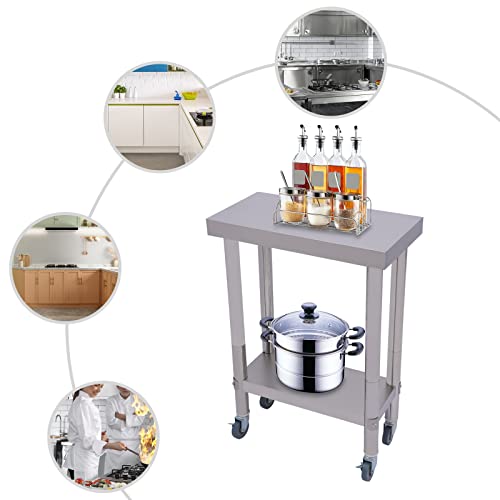 Cuisine en acier inoxydable avec roulettes pour optimiser l'espace restreint - 6