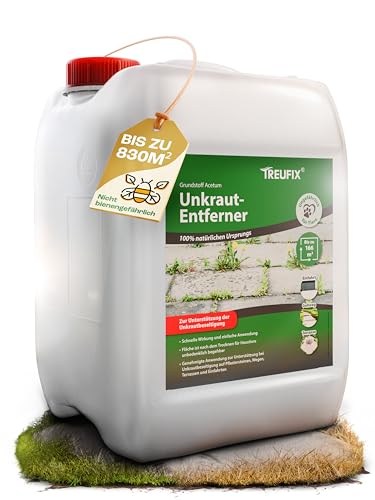 Treufix Konzentrat zur Unkrautentfernung Grundstoff Acetum (Essigsäure) 5L