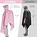 Andake Waterproof Durable Rain Poncho,Reusable Rain Jacket for Outdoor Activities and Emergencies,Lightweight, Wrinkle-Resistant Rain Gear with Transparent Viewing Window, for Men and Women