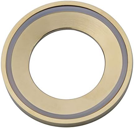 BESTILL Solid Brass Bathroom Mounting Ring for Vessel Sink, Brushed Gold