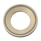 BESTILL Solid Brass Bathroom Mounting Ring for Vessel Sink, Brushed Gold