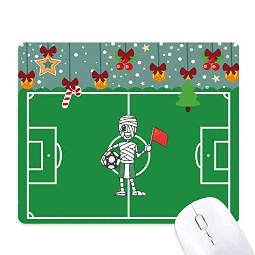 Tapis de souris Nigerian Football en caoutchouc antidérapant pour une glisse fluide