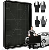 extra große Auto-Ölauffangwanne, 90 x 60 x 4 cm, Ölauffangschale für unter dem Auto, Auffangwanne, Ölauffangwanne Große Ölauffangbehälter Kunststoffwanne Plastikwanne Mehrzweckwanne (1, 90*60*4cm)