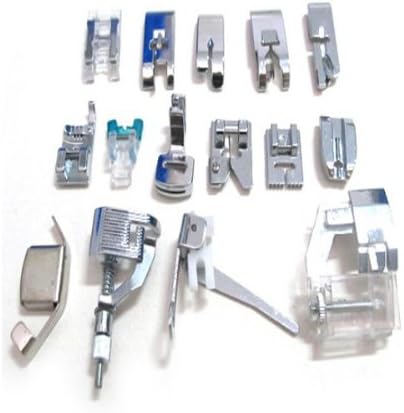 15 Pcs Domestic Sewing Machine Foot Feet Presser