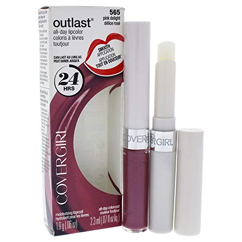 COVERGIRL Outlast All-Day Moisturizing Lip Color Pink Delight 565, .13 oz (packaging may vary)