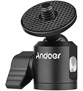 Zctl 360 ° Metall Kamera Stativ Kugelkopf Heavy Duty Mit Schnellwechselplatte 1/4 3/8 Schraube Max. Traglast 20 Kg Für Canon Nikon Sony Und Mehr DSLR