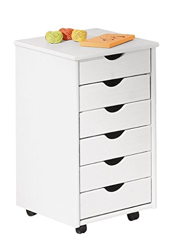 Interlink Kinderschreibtisch BARU mit Stuhl Mali pink und Rollcontainer Simon - 3