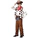 Spooktacular Creations Halloween Cowboy Hat Costume for Boys, Kids White Brown Western Costume, Deluxe Cowboy Outfit Set for Toddler Halloween RolePlay Themed Party (Small, 5-7 yrs)