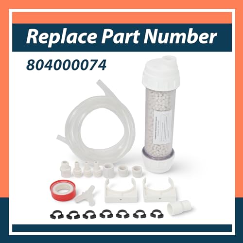 Lisnhlin 804000074 Condensate Neutralizer Kit Compatible with Rinnai Tankless Water Heater Efficient Boilers, Acidic Condensate Neutralizer Avoids Pipe Damage