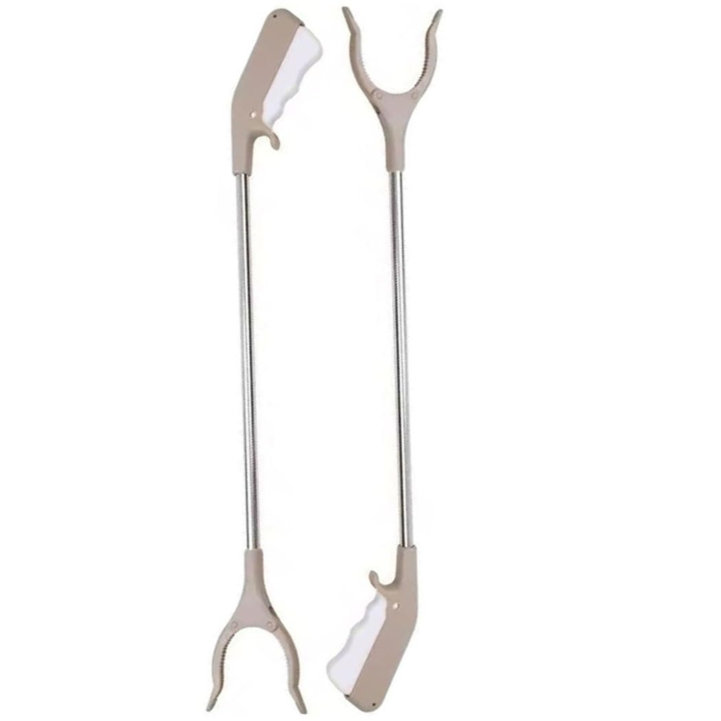 Müllzange Kinder 2 Stück，Klein，30cm/40cm/60cm MüLlgreifer, Kinder Greifzange, Senioren Kurz MüLlgreifer, Greifarm Garten Greifer, MüLlsammelklammern MüLlzange, HygienemüLlklammern ( Color : 60cm ) Garten