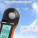 GOYERRNES Illuminance Light Meter, Digital Lux Foot Candles Meter 0.1~400,000 Lux (0.1~40,000 FC) with 270º Rotatable Detector, Lumen Meter Luxmeter for Plants LED Lights Indoor Outdoor