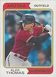 2023 Topps Heritage #6 Alek Thomas Arizona Diamondbacks Baseball Card - GotBaseballCards
