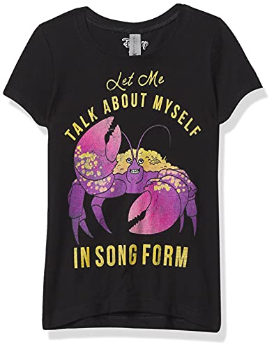 Disney Moana Tamatoa Song Form Girl's Solid Crew Tee