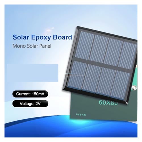 Module de cellule solaire 2V 100mA polycristallin avec revêtement époxy