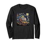 Obtenez ce t-shirt Van Gogh Starry Night et Bigfoot vieilli drapeau américain cadeau pour les amateurs de sasquatch de votre vie.