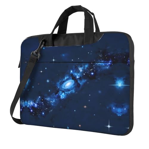 Sac d'ordinateur 14 pouces galaxie bleue pour vos trajets professionnels