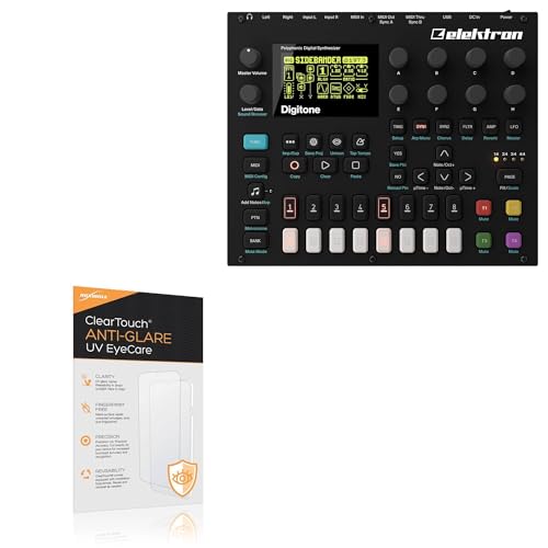 BoxWave Screen Protector Compatible With Elektron Digitone - ClearTouch Anti-Glare Anti-UV EyeCare (2-Pack), Filters out Harmful Blue Light Reduce Fatigue