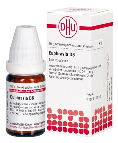 DHU Euphrasia D6 Streukügelchen, 10 g Globuli